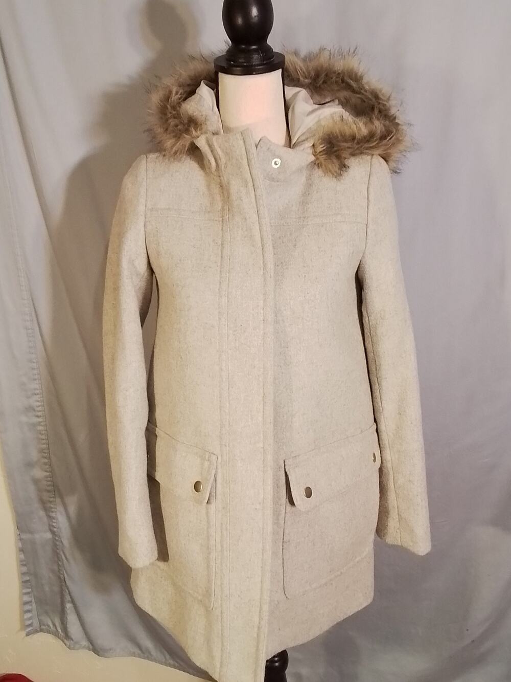 J. Crew Winter coat with hood